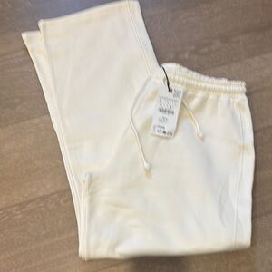 Zara Cream Track Pants